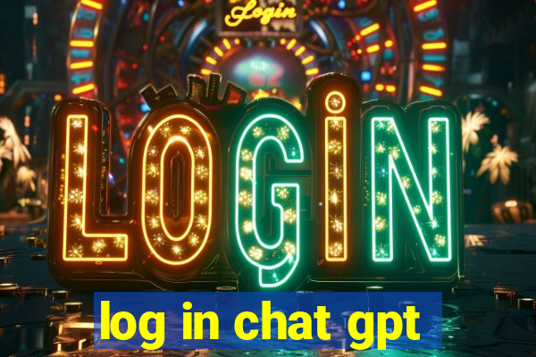 log in chat gpt